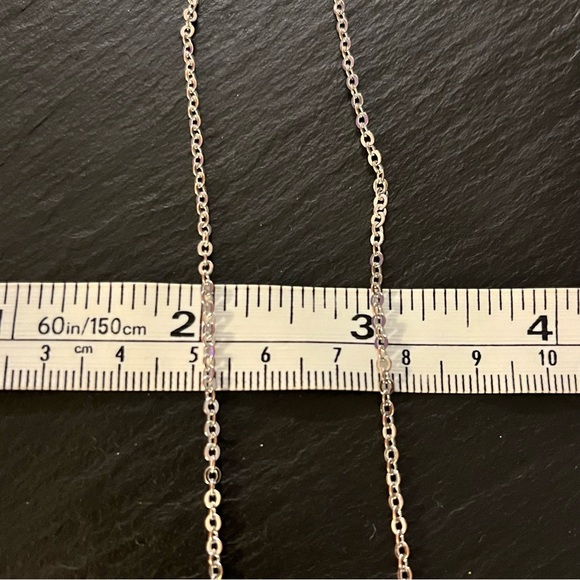 Vintage Kirks Folly Beloved Heart Pendant Silver Tone Necklace - Picture 10 of 13